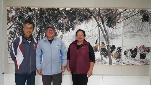 洪仁堡「花香鳥語」水墨畫展 1月13日枋寮F3開幕茶會
