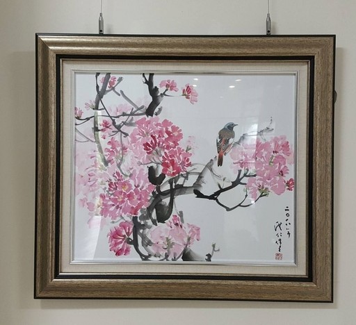 洪仁堡「花香鳥語」水墨畫展 1月13日枋寮F3開幕茶會