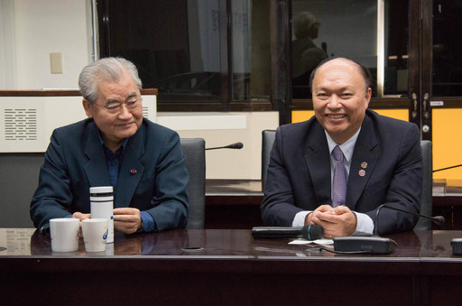 前行政院長毛治國蒞臨臺北商業大學《薪傳講座》。