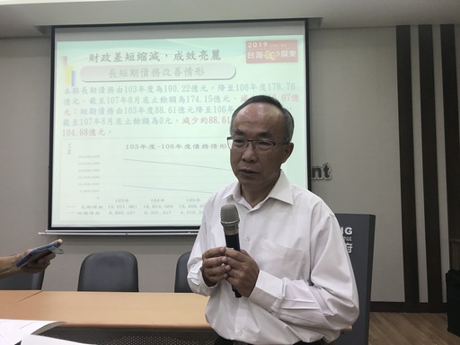 「減債不增債 建設不等待」 屏縣府財政改善亮眼