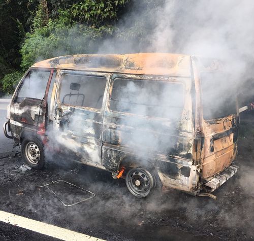 Burned vehicle - Focus Taiwan