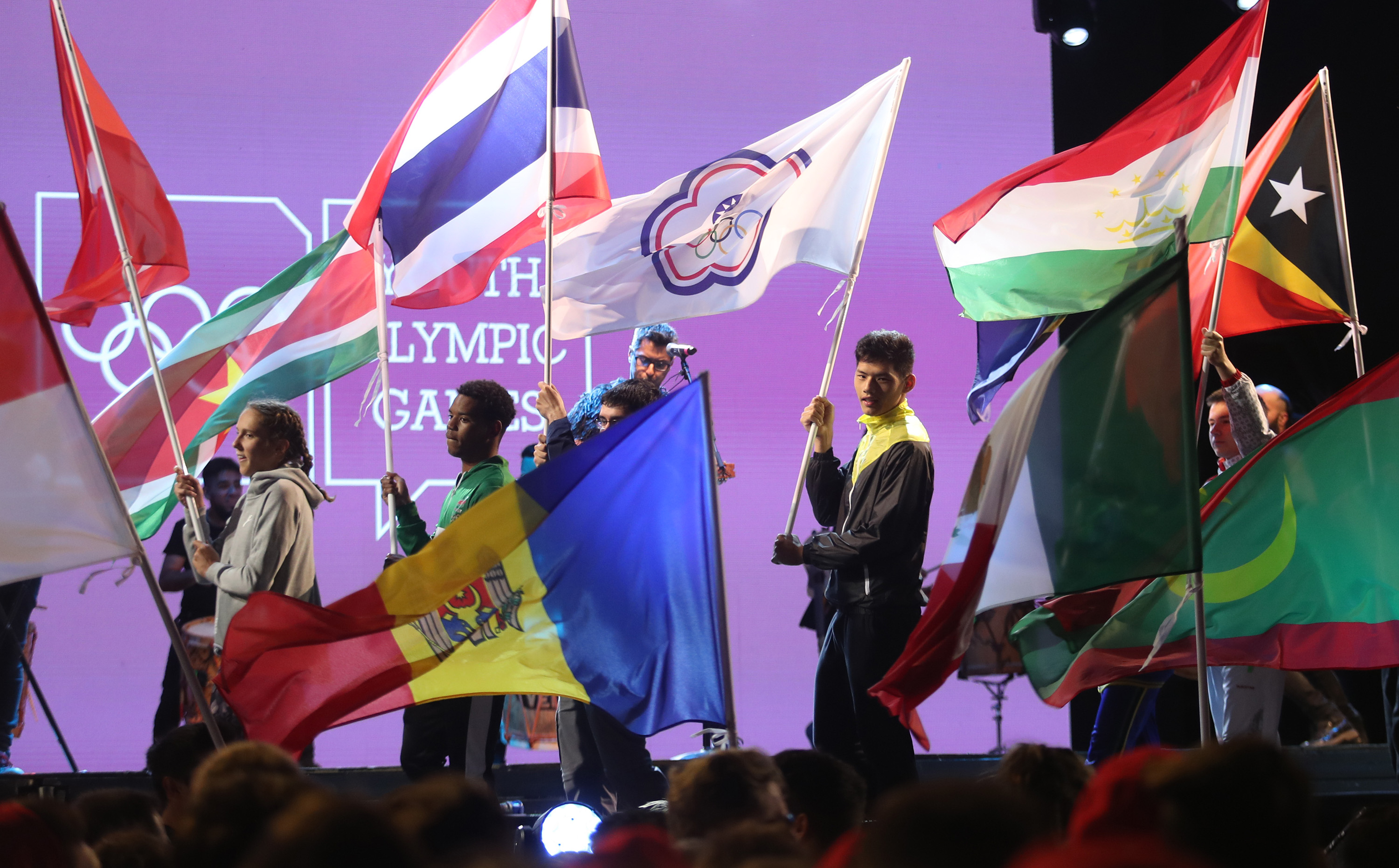 Flag bearer Focus Taiwan