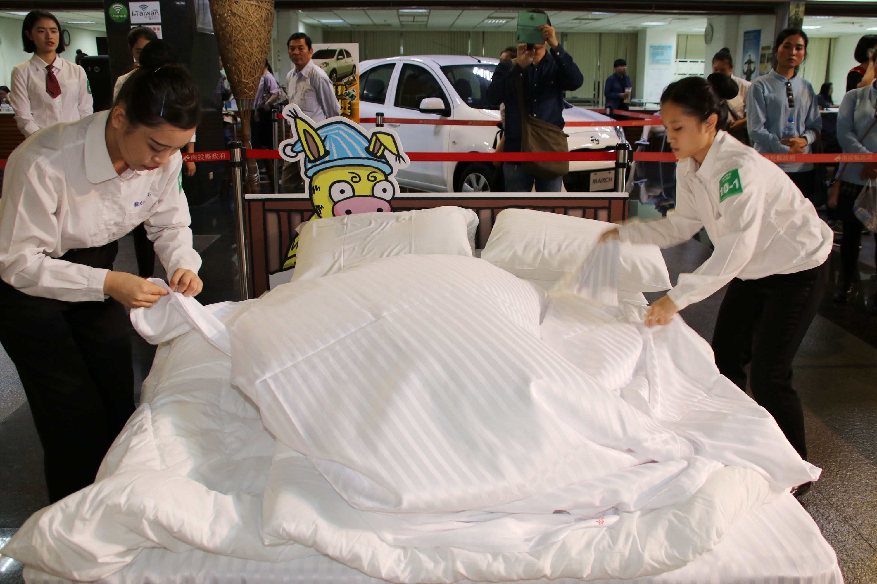 Bedmaking competition Focus Taiwan
