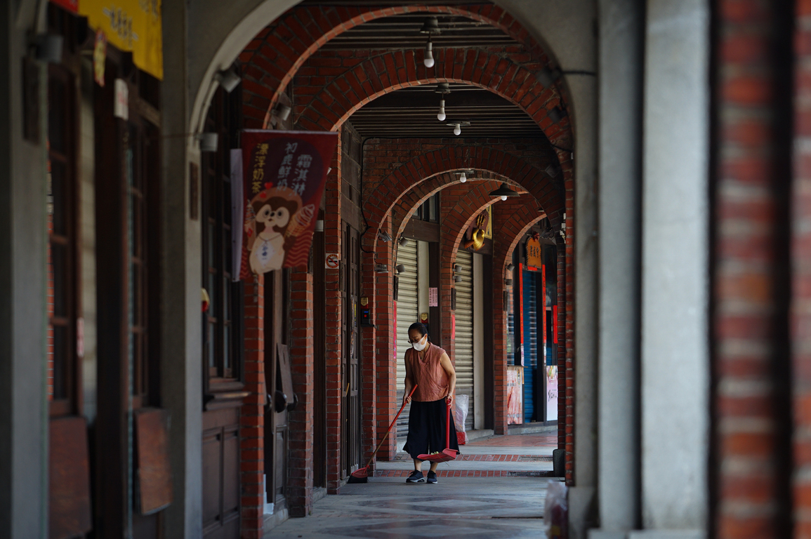 Quiet tourist area