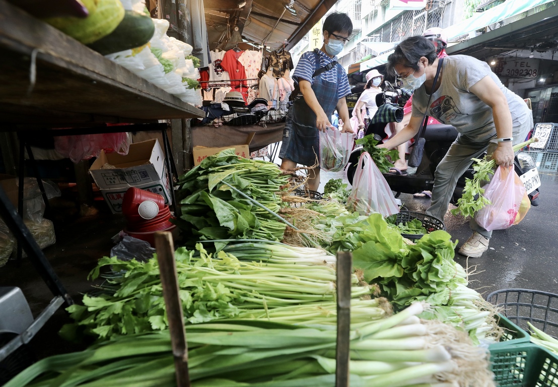 Vegetable market Taipei