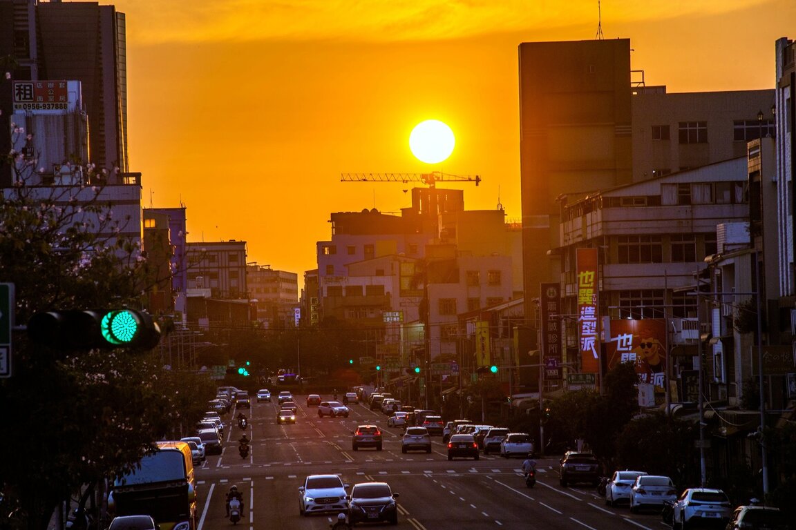 Sun alignment in Chiayi