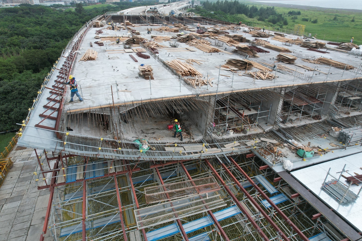 Bridge under construction