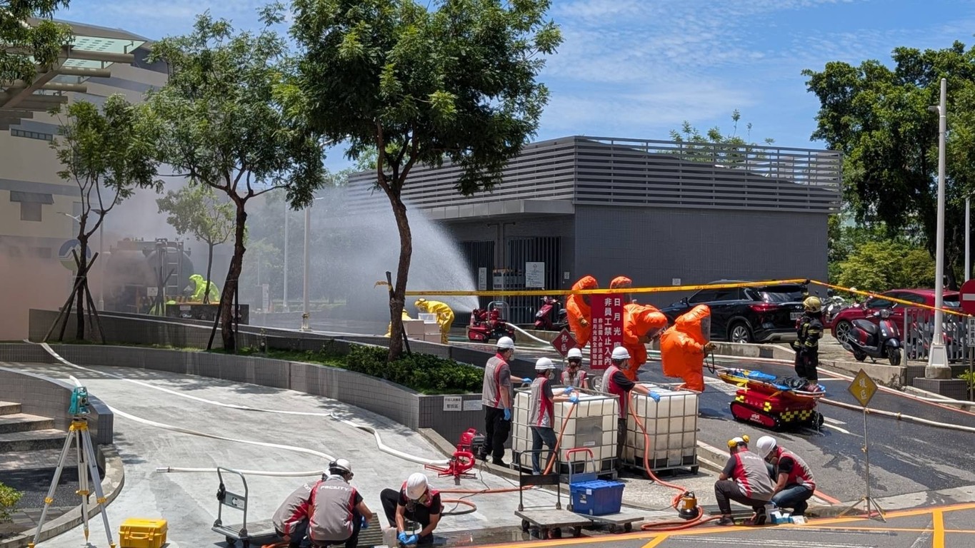 Disaster simulation in Kaohsiung