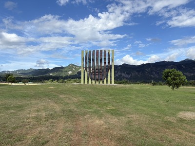 Land art installation