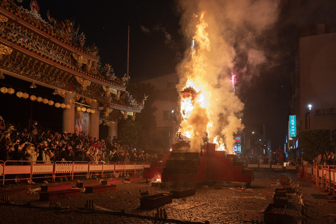 Fiery lion