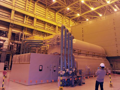 Inside the fourth nuclear power plant (CNA file photo)