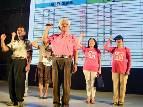 Lin Chin-yung (third right)