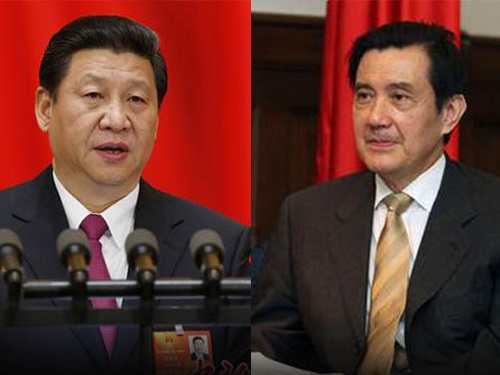 Taiwan President Ma Ying-jeou (right) and Chinese President Xi Jinping (file photos).