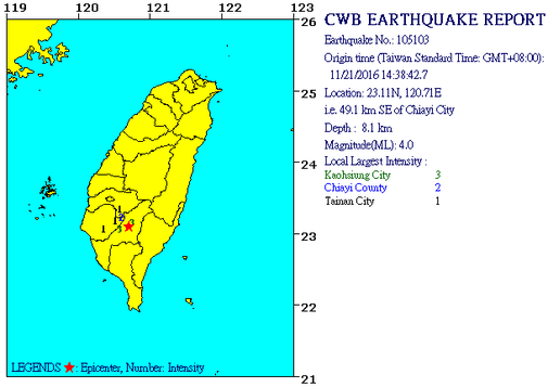 From Central Weather Bureau website