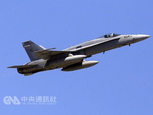 CNA file photo of a F-18 fighter aircraft