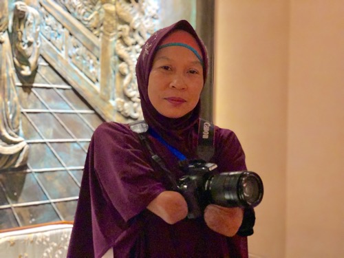 Indonesian photographer Rusidah Badawi