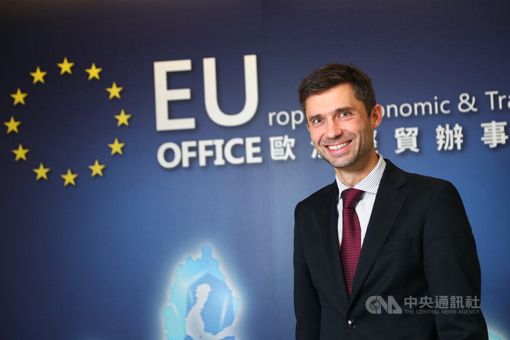 Filip Grzegorzewski, the new chief of the European Economic and Trade Office (EETO) in Taiwan.