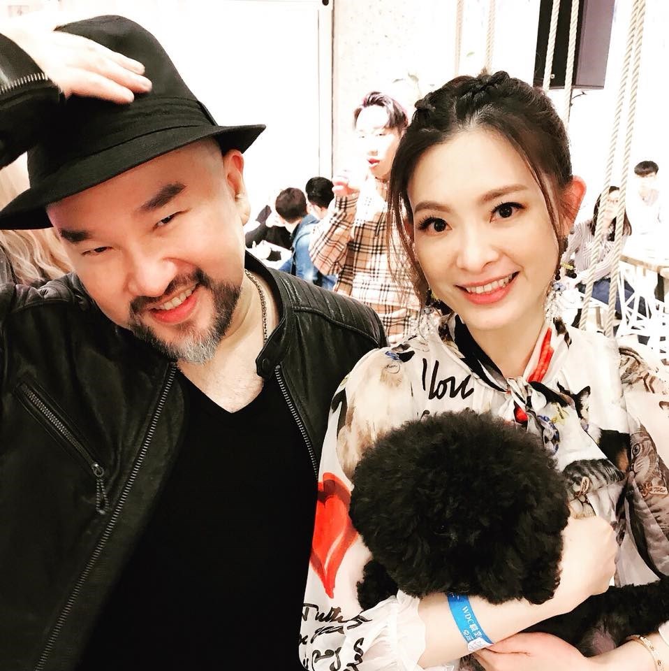 Taiwanese ballroom dancing queen Serena Liu (right) and her husband Shin Lung.