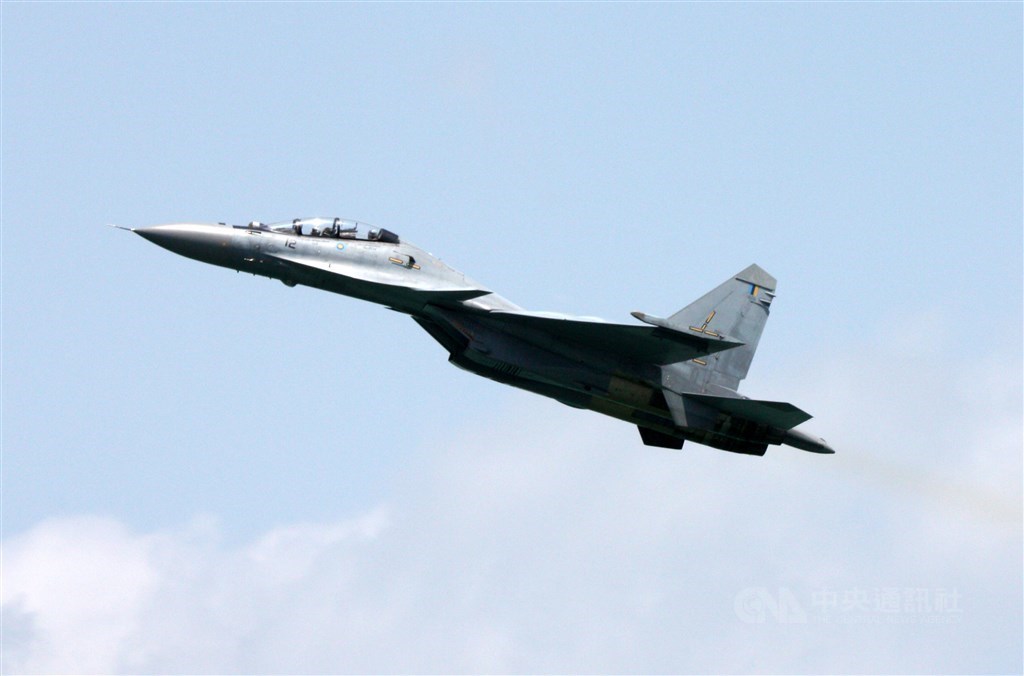 A Sukhoi Su-30 fighter/ CNA file photo