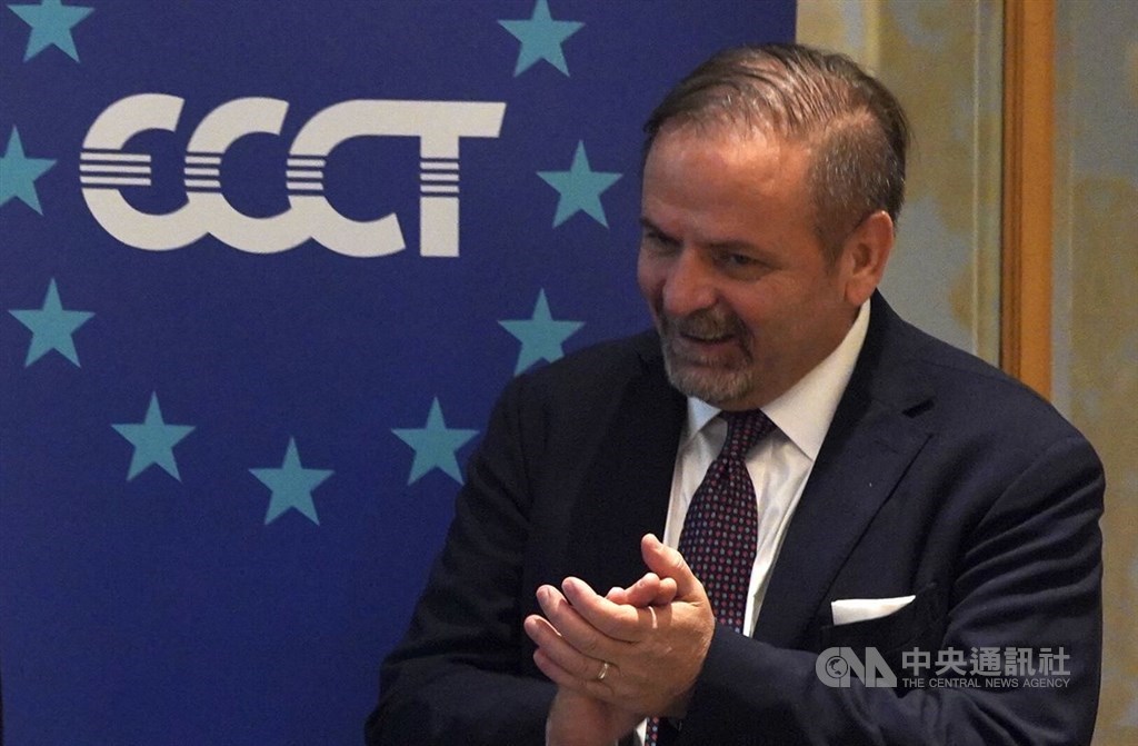 European Chamber of Commerce Taiwan Chairman Giuseppe Izzo / CNA file photo