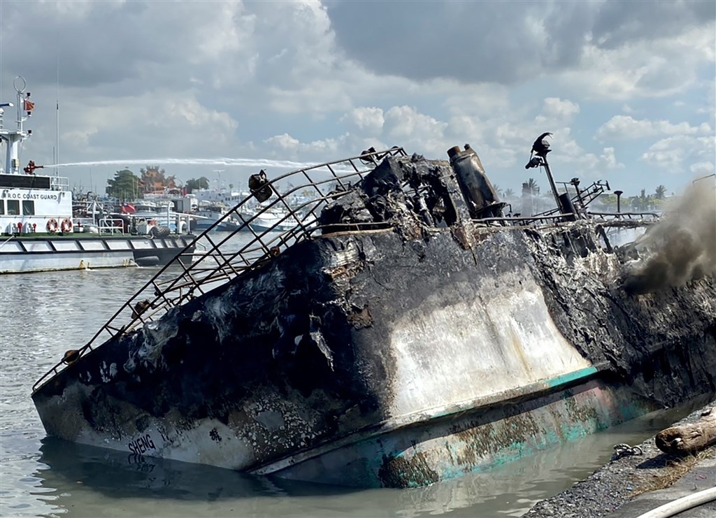 Pingtung port fire losses likely over NT$300 million: association - Focus Taiwan