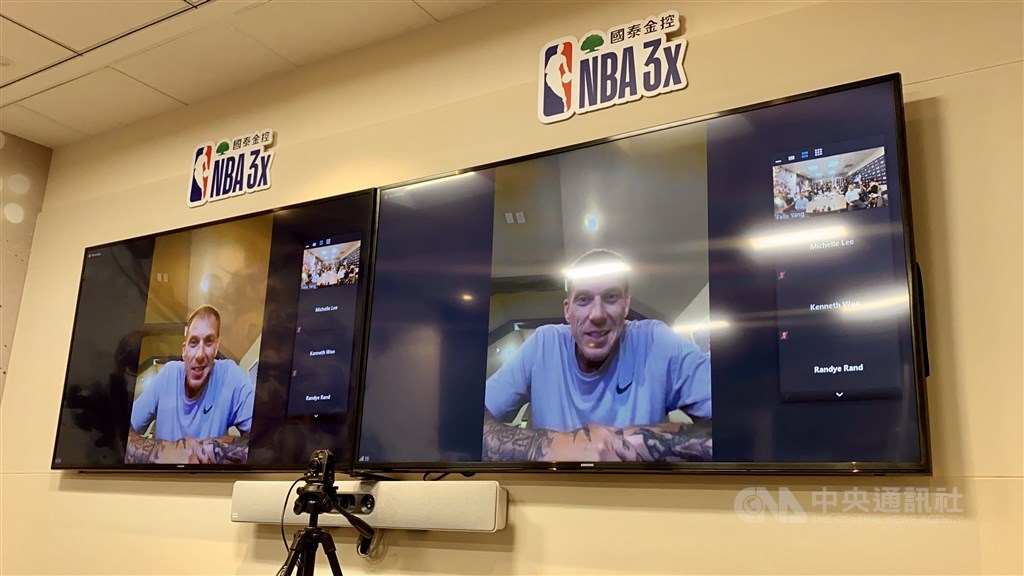 Jason Williams during a live stream with media in Taiwan