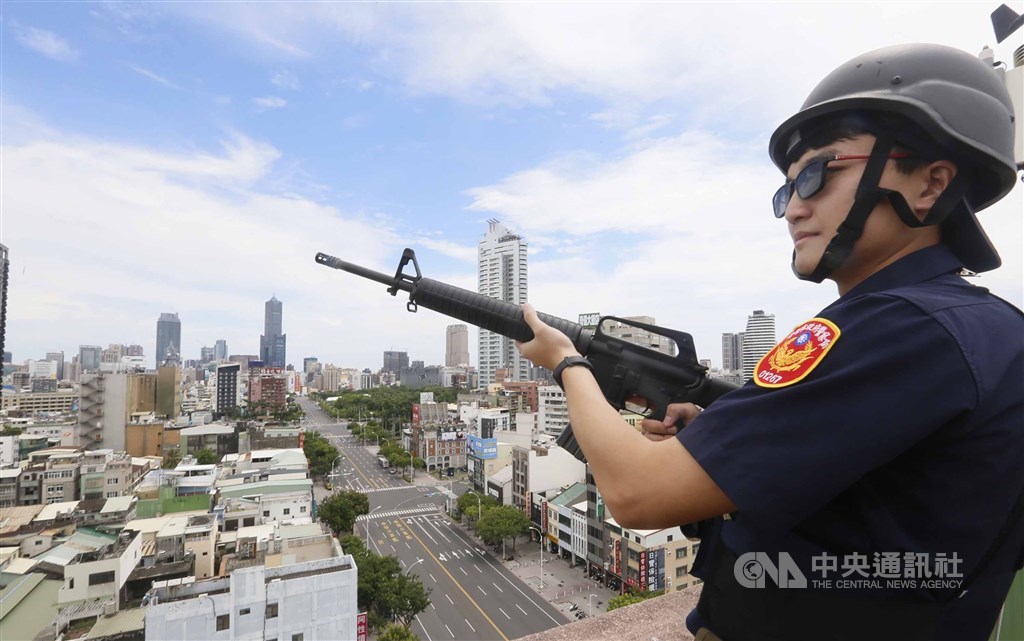 The Wan An air raid drills in Kaohsiung in 2019. CNA file photo