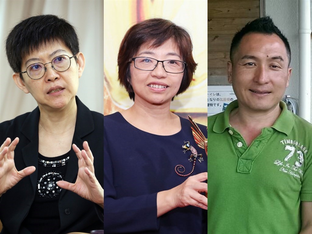 From left to right: Tsao Wen-chieh, Hsieh Tsui-yu and Su Chi-chen