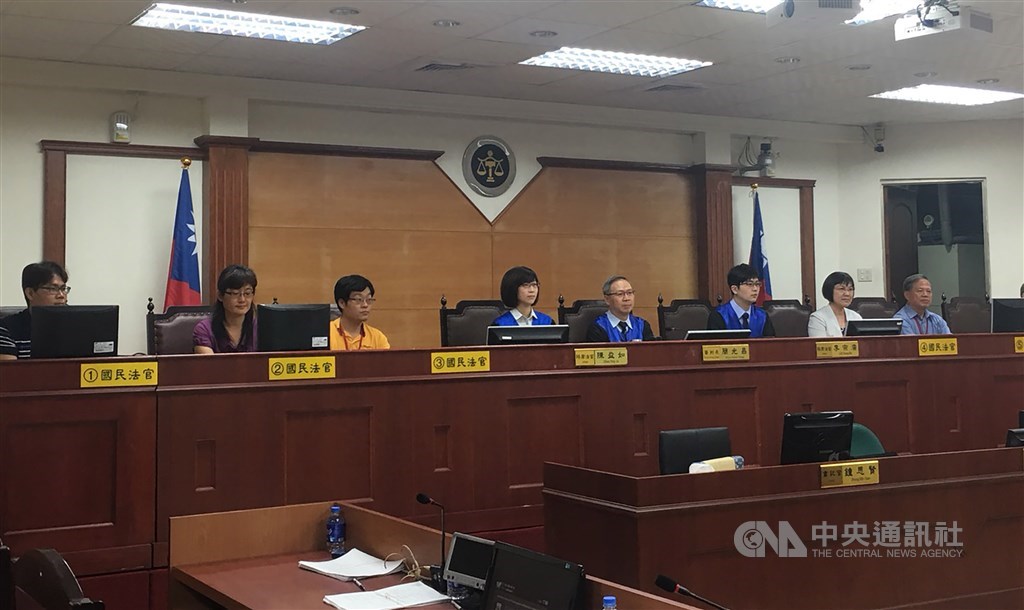 A courtroom at Pingtung District Court. CNA file photo for illustrative purpose only