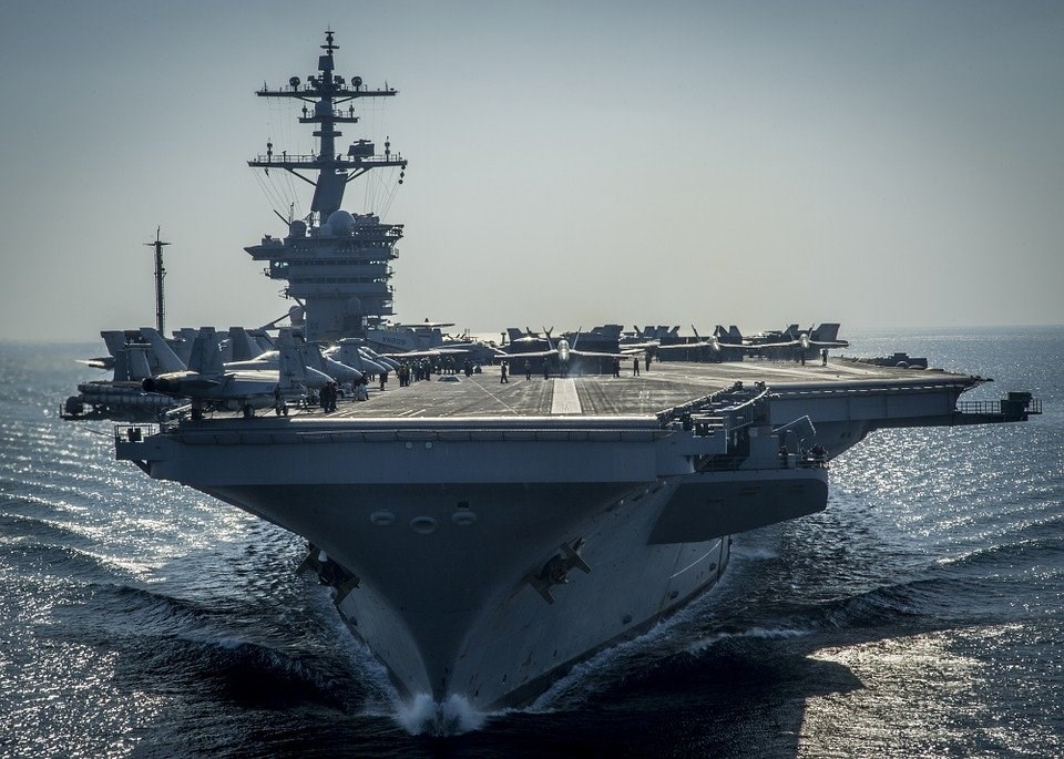 Pixabay image of a U.S. naval aircraft carrier for illustrative purpose only.
