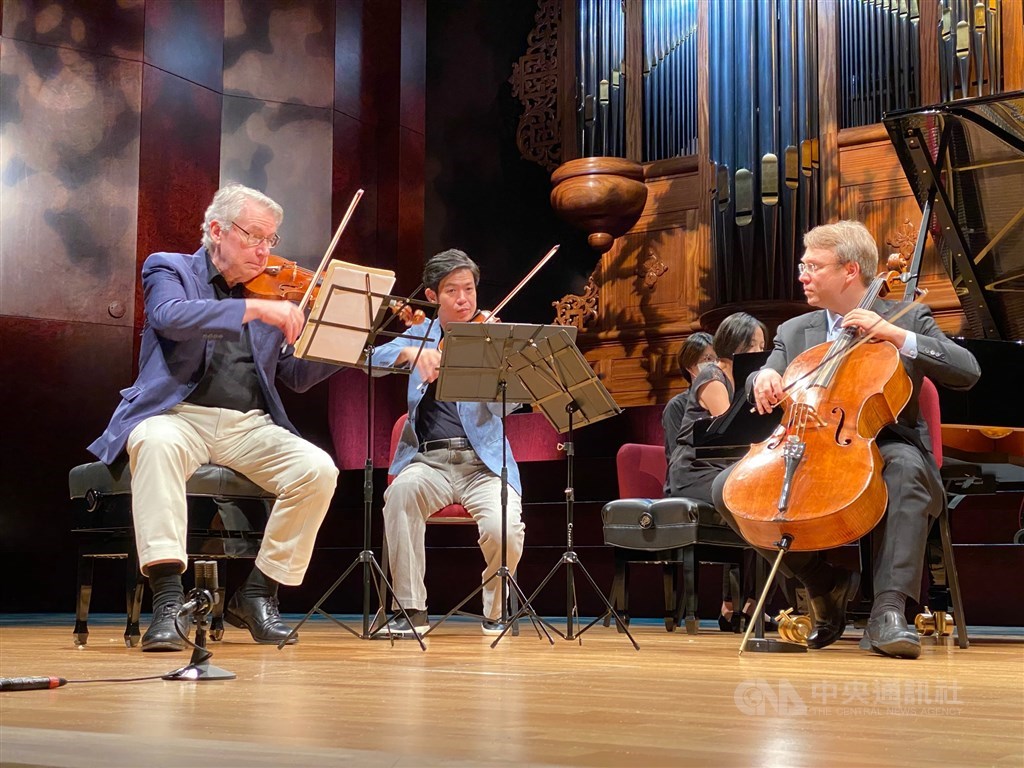 International chamber and orchestral musicians rehearse at Taiwan