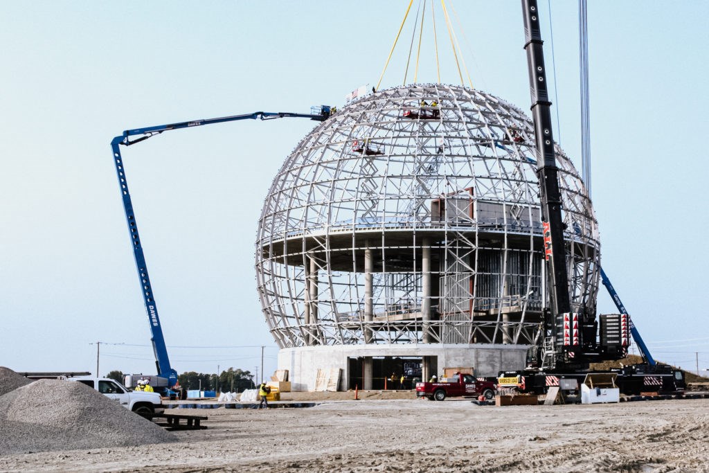 The data center at its current stage. Photo courtesy of Hon Hai