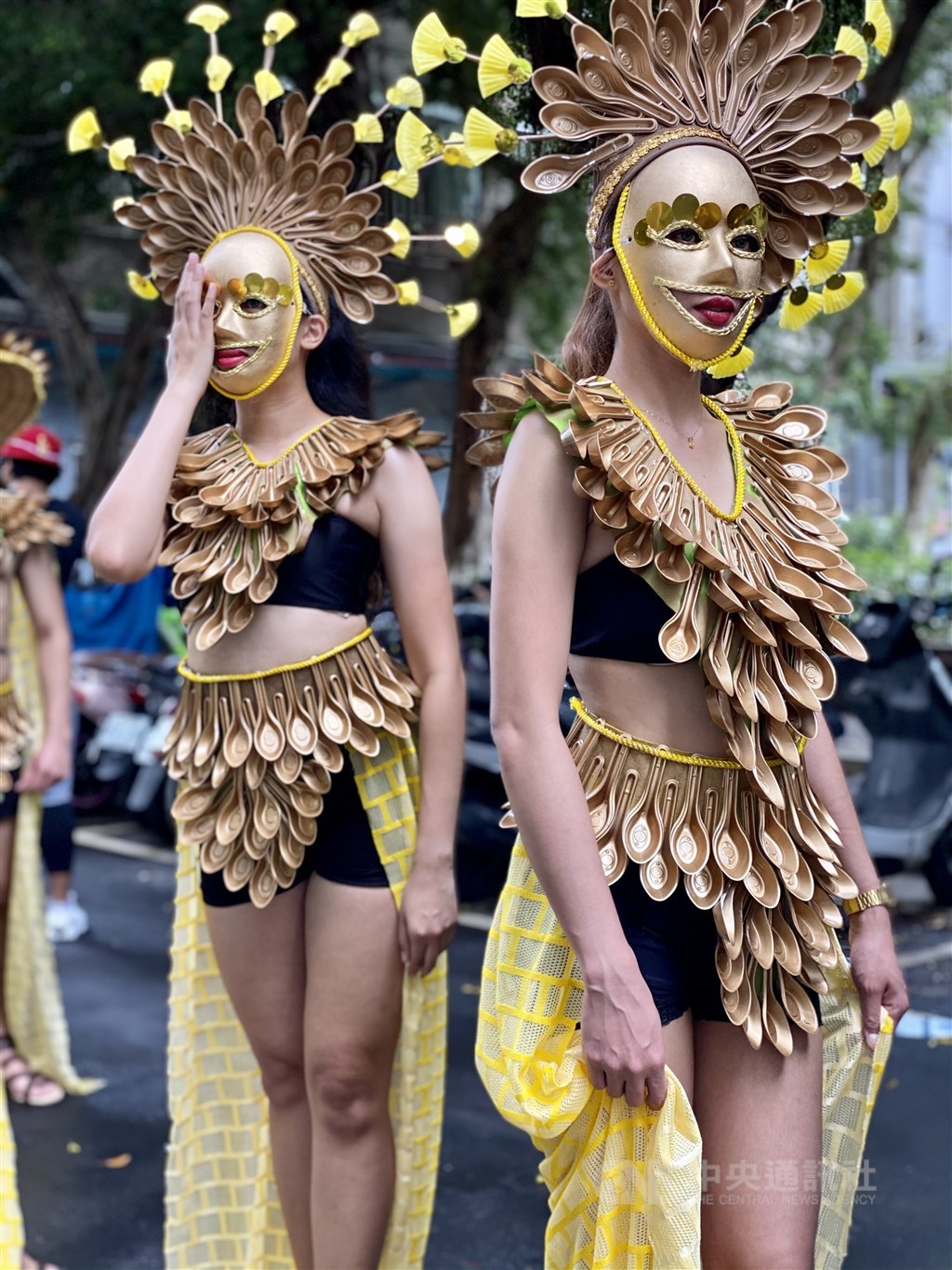 Costumes designed by Mark Lester Reyes. CNA photo Sept. 20, 2020