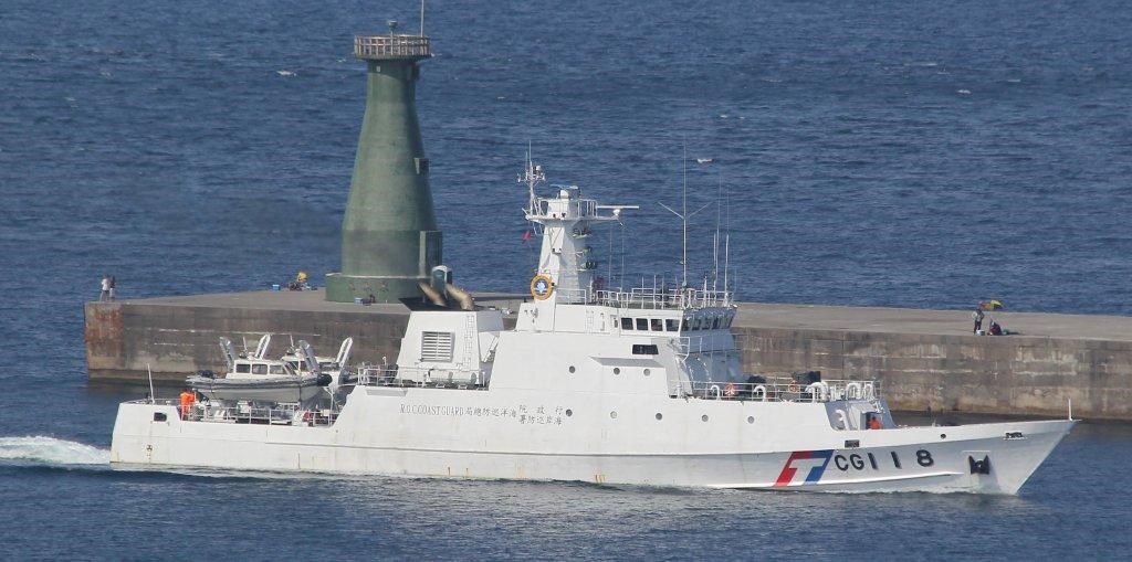 The "Keelung" patrol boat/ Photo courtesy of the Coast Guard Administration