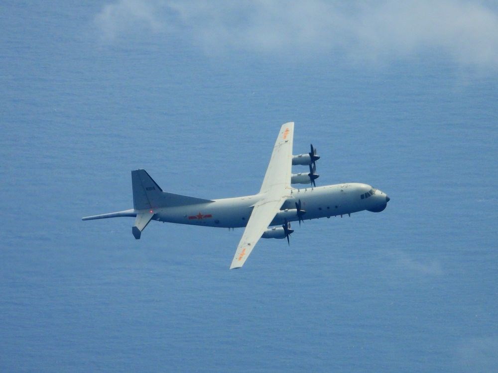 A Shaanxi Y-8 anti-submarine aircraft / Photo courtesy of the MND