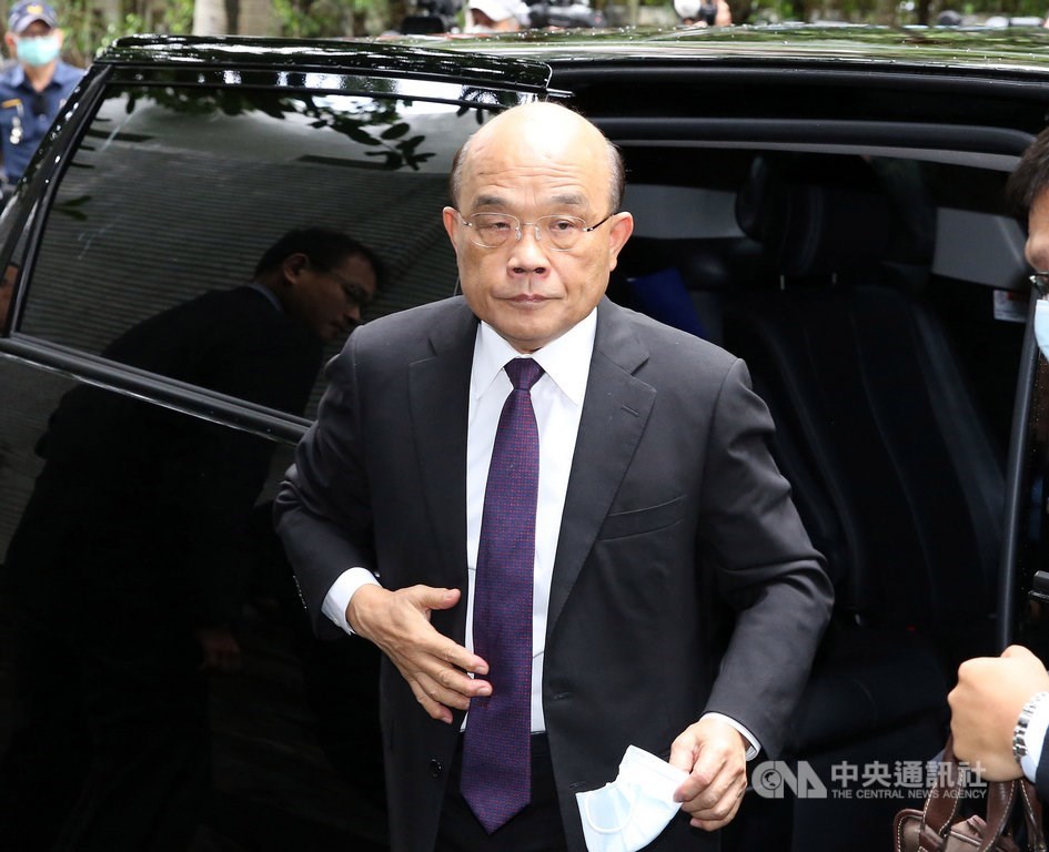Premier Su Tseng-chang (蘇貞昌) / CNA photo Sept. 29, 2020