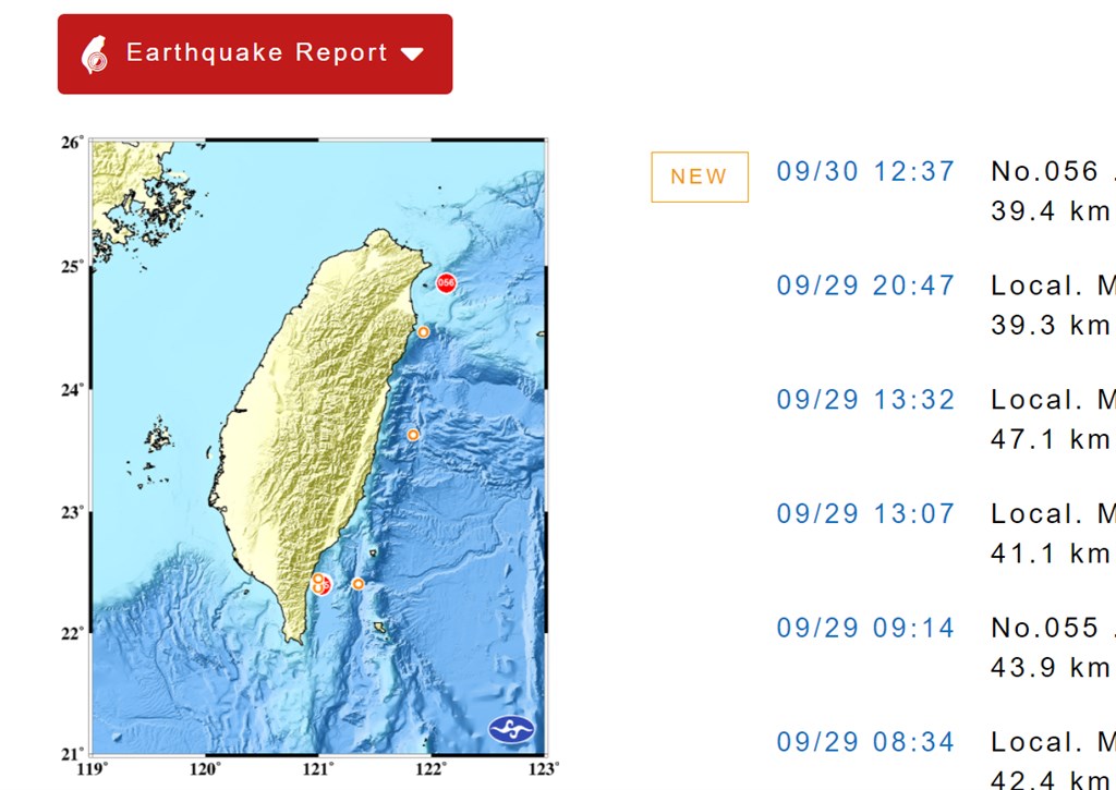 Magnitude 5.9 Earthquake Rocks Northeastern Taiwan - Focus Taiwan