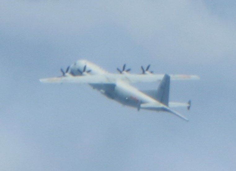 A Chinese Shaanxi Y-8 anti-submarine patrol plane / Photo courtesy of the MND