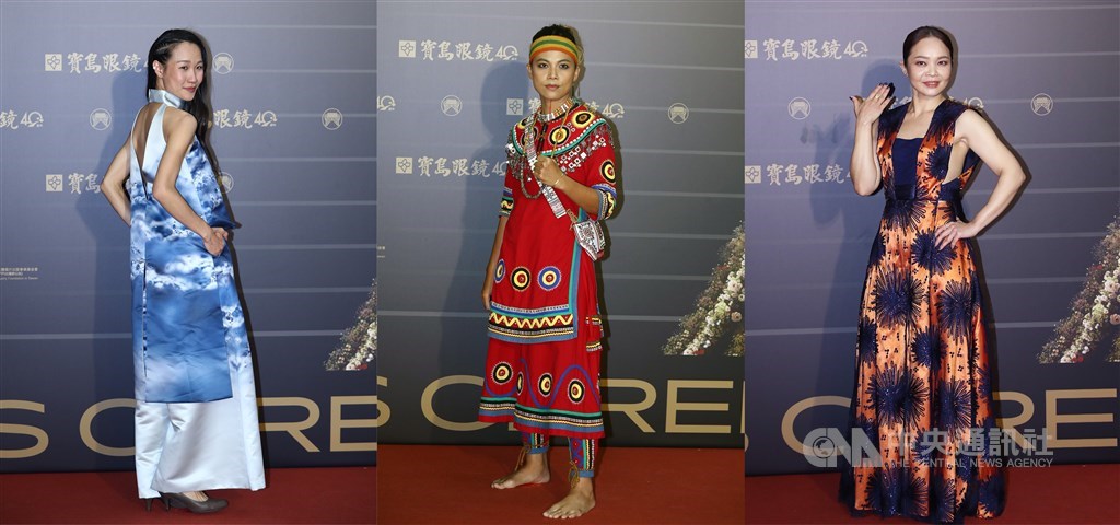 Female vocalists nominated in various categories: (from left) Misa (Hakka), Sauljaljui (Indigenous) and Huang Pei-shu (Hakka). CNA photo Oct. 3, 2020