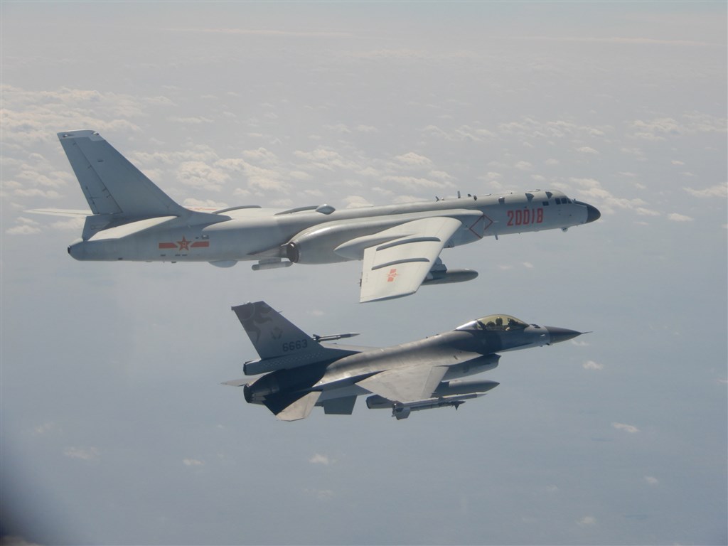 An F-16 fighter jet of Taiwan