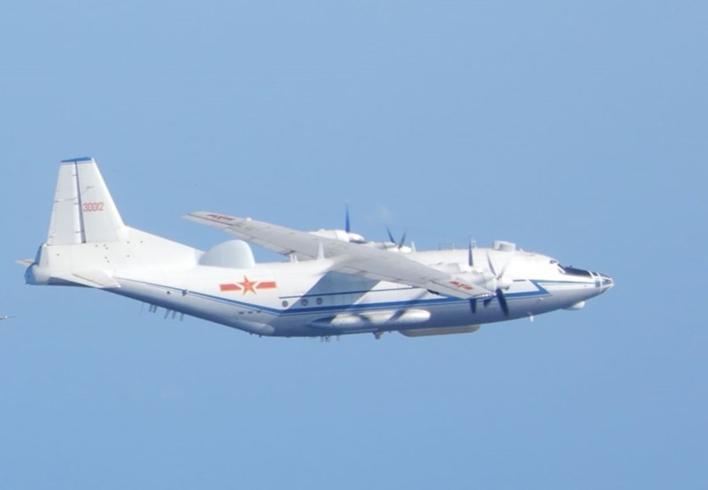 A Chinese Shaanxi Y-8 anti-submarine aircraft. Photo courtesy of the Ministry of National Defense.