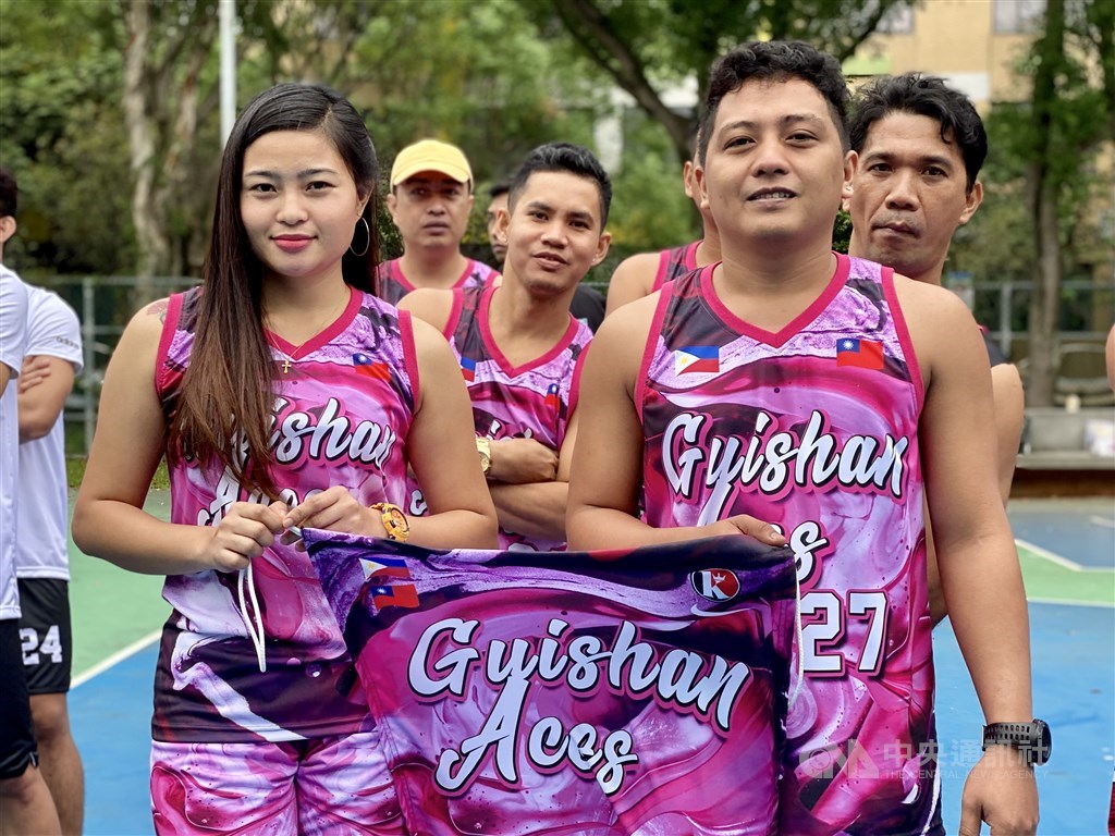 Guishan Aces basketball team. CNA photo Oct. 18, 2020