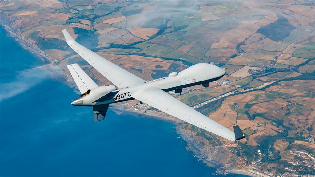 A MQ-9B drone (Image from twitter.com/GenAtomics_ASI)