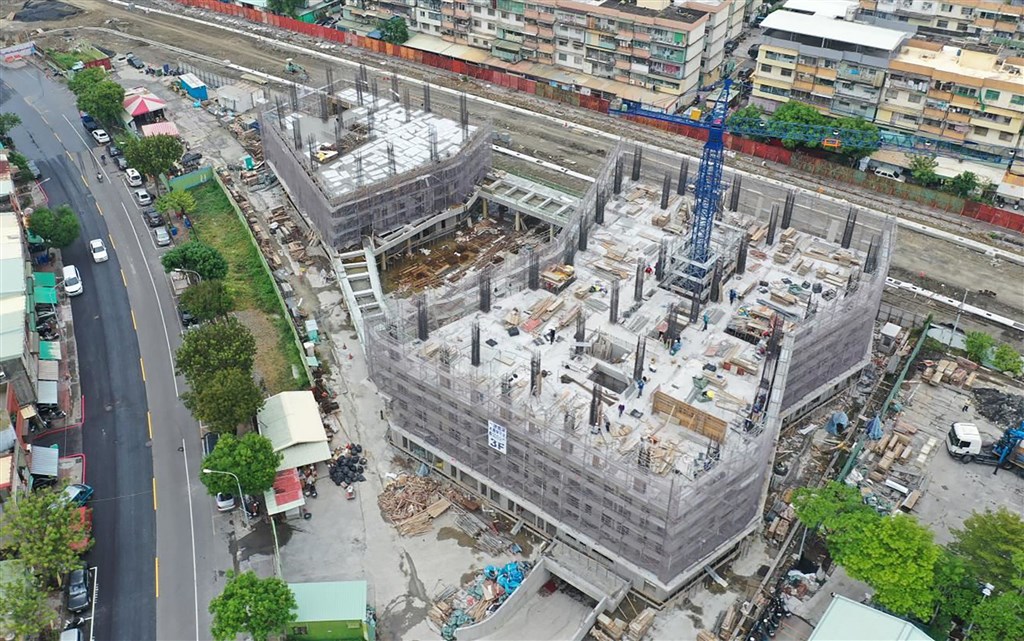 A social housing project with 245 residential units being built in Kaohsiung. Photo courtesy of Kaohsiung City government Nov. 30, 2020