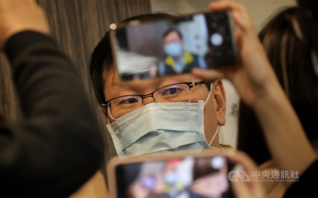CECC spokesman Chuang Jen-hsiang. CNA photo Dec. 5, 2020