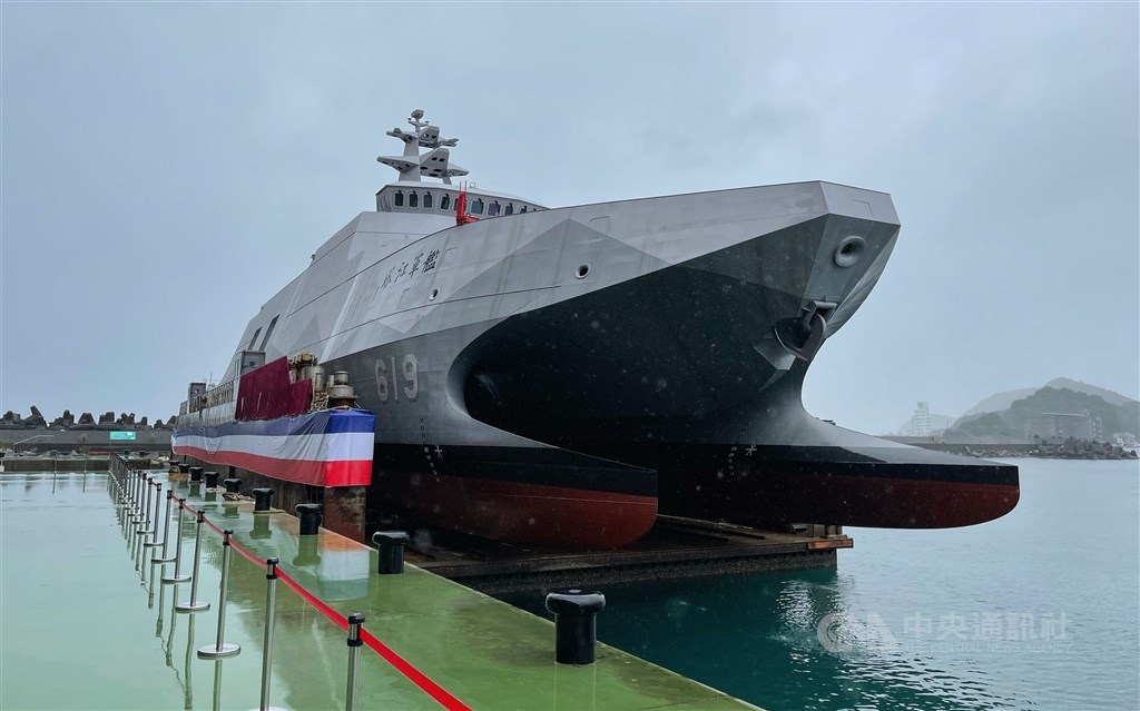 The upgraded version of its Tuo Chiang-class missile corvette. CNA photo Dec. 15, 2020