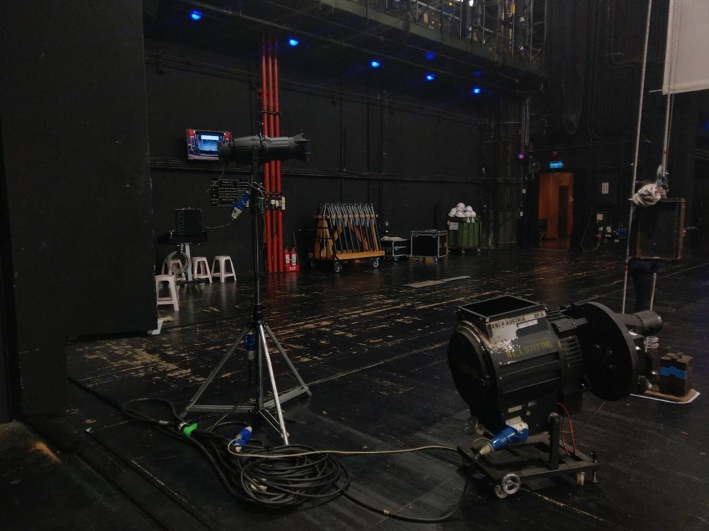 On the stage of the National Theater. Photo courtesy of the National Theater and Concert Hall