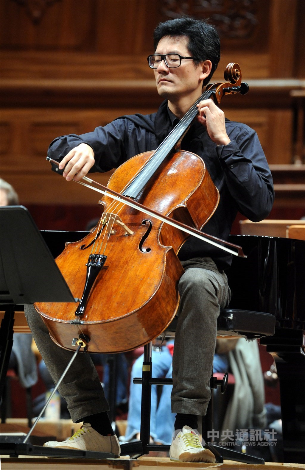Cellist Yang Wen-sinn. CNA file photo