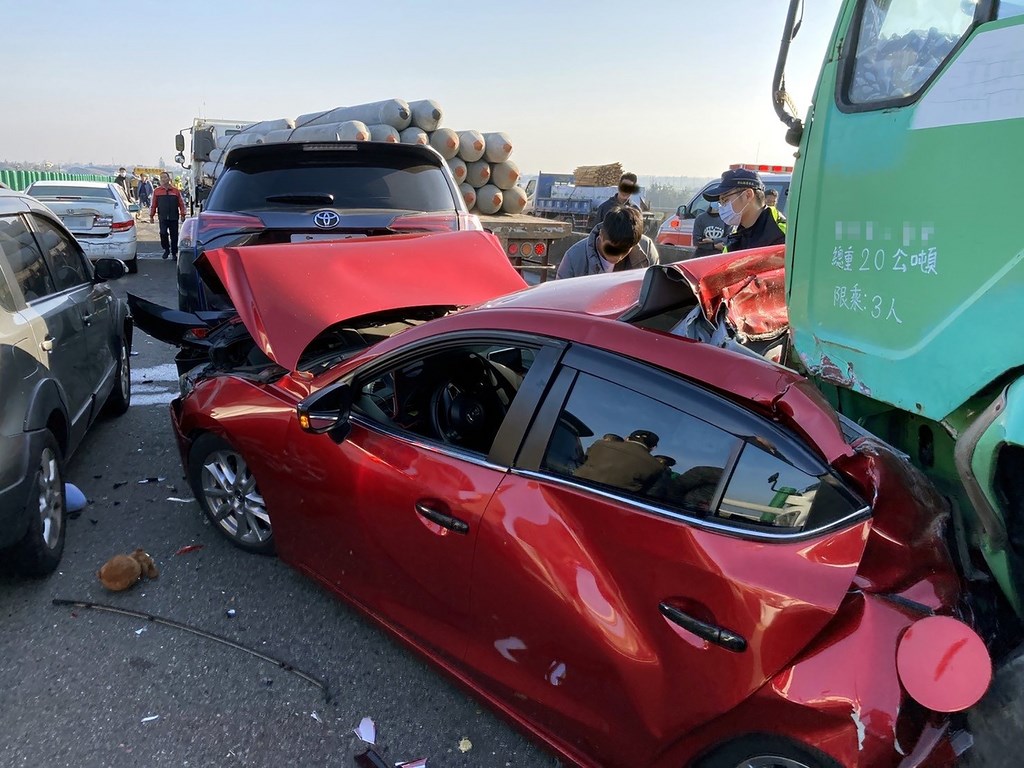 Photo courtesy of the Chiayi County Fire Bureau, Jan. 21, 2021