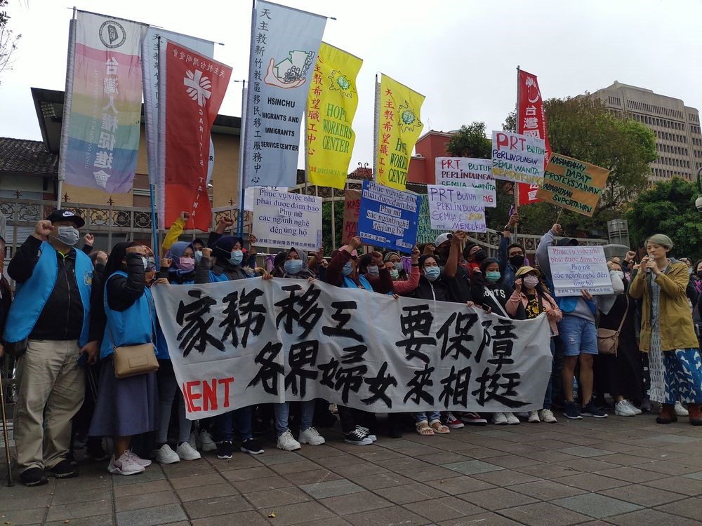 Migrant workers call for legal protections in Women's Day rally - Vimarsana News